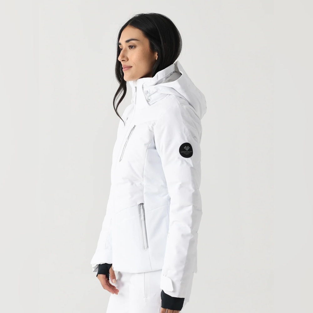 NWTs Obermeyer Cosima Down Ski Jacket. White. Sz. 12 - Picture 15 of 16